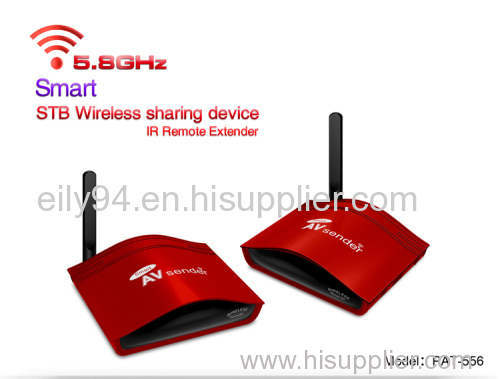 PAKITE Brand 5.8GHz Wireless AV Sender/Wireless Audio Video Transmitter Receiver for TV/STB