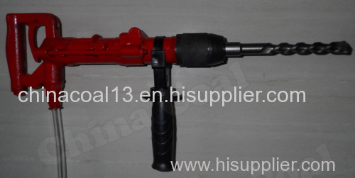 Pneumatic percussion drill for mine