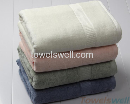 Lint Free Ultra Soft Drying fast Super Absorbent Bamboo Bath Towels