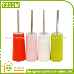 Eco Friendly Fashion Toilet Brush With Stainless Steel Handle