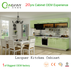 Foshan Candany lacquer kitchen cabinet 20yrs cabinet OEM exprience