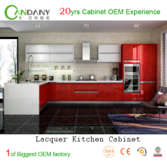 Modern lacquer furniture Candany Lacquer Kitchen Cabinet