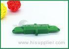 APC Fibre Optic Cable Connectors Green With Low Insertion Loss E2000 Fiber Connector