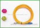 High Return Loss St Lc Single Mode Fiber Patch Cable / Optical Jumper Cord