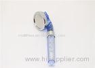 Rainfall Led Ceramic Shower Head With Filter 80MM Blue Mineral Stone