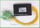 SC / APC Fiber Optic PLC Splitter Low excess loss 1x16 ports for PON CATV