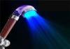 Hand Held 3 Colors Shower Head With Color Changing LED Light Automatically