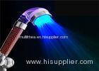 Hand Held 3 Colors Shower Head With Color Changing LED Light Automatically