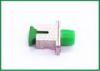 Single Mode Fiber Optic Cable Adapter Simplex Converter Type FC/APC To SC/APC Green