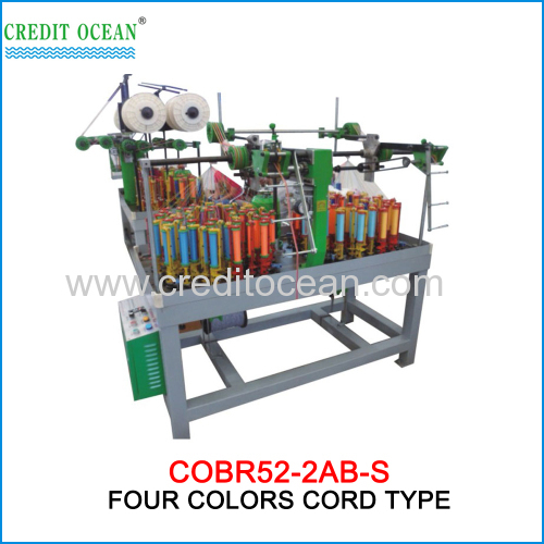 High speed braiding machine with auto take-up device