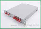 FTTH 1x2 Flex 1060 Filter Fiber Optic Coupler Splitter Metal Box Module