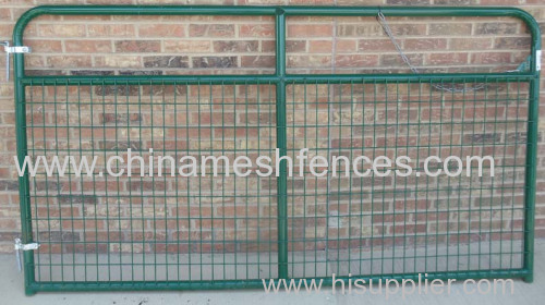 Galvanized Wire Filled Tube Frame Gate