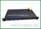 1310nm 1U Rack Mount Fiber Optic Splitter / Plc Optical Splitter