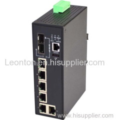 EG5-0802-SFP 8-Port Industrial Gigabit Ethernet Switch