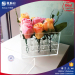 3mm thick crystal clear acrylic luxury flower box