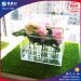 3mm thick crystal clear acrylic luxury flower box