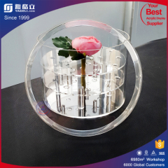 2016 best seller clear acrylic luxury flower box