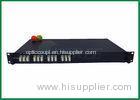 Multimode MM Filter Fiber Optic Splitter 20/80 980nm 1U Rack Mount 4 in 1 OM2