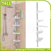 Stainless Steel Bathroom Telescopic Corner Shelf