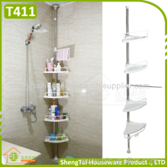 Stainless Steel Bathroom Telescopic Corner Shelf