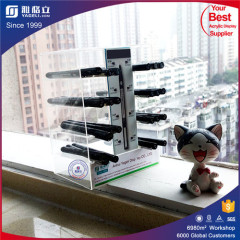 OEM top grade clear acrylic pen display stand /acrylic pen holder
