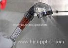Adjustable Negative Ion Shower Head Brown / White Stone With Wave - Far Infrared Ray