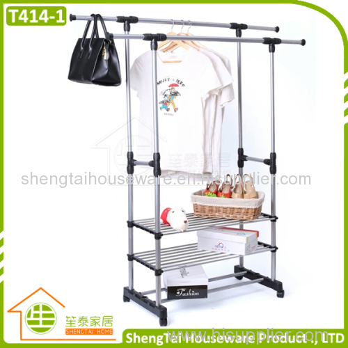 Portable Stainless Steel Clothes Three Tier Dryer Rack