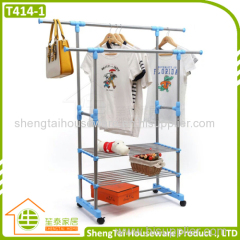 Portable Stainless Steel Clothes Three Tier Dryer Rack