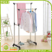 Stainless Steel Garment Storage Cloth Drying Shelf With Wheels