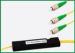 Multi - wavelength Fused WDM optical fiber coupler Plastic Box with LC SC FC Connectors
