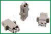 LC/UPC Multimode Duplex Fiber Optic Adaptor / Male To Male Adapter