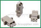 LC/UPC Multimode Duplex Fiber Optic Adaptor / Male To Male Adapter