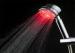 Three Colors LED Rain Shower Head With Hand Spray Water Temperature Detectable