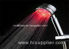 Three Colors LED Rain Shower Head With Hand Spray Water Temperature Detectable