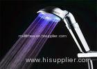 ABS 3 Color Round LED Rain Shower Head Water Saving Needle - Like Water