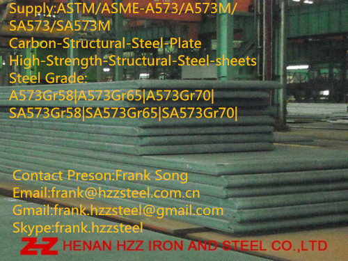 ASTM-A573Gr58|A573-Grade-65|A573-Grade-70|Carbon and low-alloy Steel plate