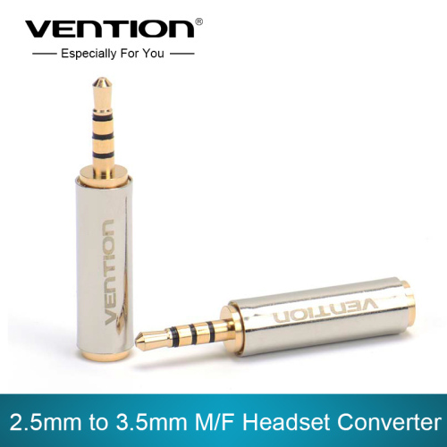 4 poles 2.5mm male to 3.5mm female Audio Plug Connector Audio Adapter Jack 3.5mm audio plug Stereo Headphone