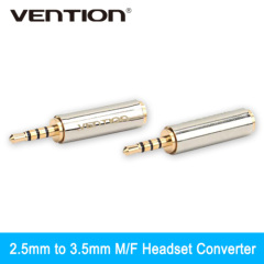 Vention 2.5mm male to 3.5mm female Audio Plug 4 poles Connector Audio Adapter Jack 3.5mm audio plug Stereo Headphone