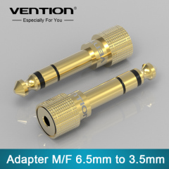 Vention 6.5mm Male Plug to 3.5mm Female Jack Stereo Headphone 1Pcs Headset Audio Adapter Connector Plug For Microphone