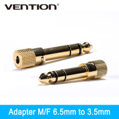 6.5mm Male Plug to 3.5mm Female Jack Stereo Headphone 1Pcs Headset Audio Adapter Connector Plug For Microphone