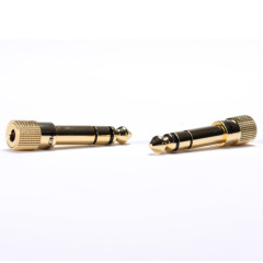 6.5mm Male Plug to 3.5mm Female Jack Stereo Headphone 1Pcs Headset Audio Adapter Connector Plug For Microphone