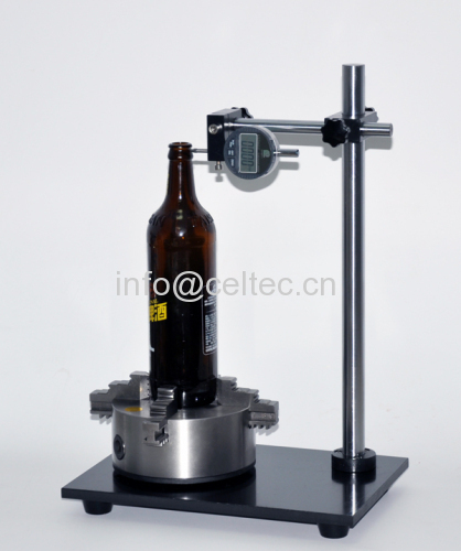 Bottle perpendicularity coaxiality tester Bottle tester