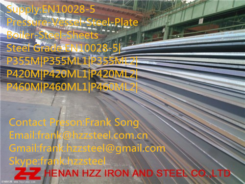 EN10028-5 P355ML2 pressure vessel steel plate