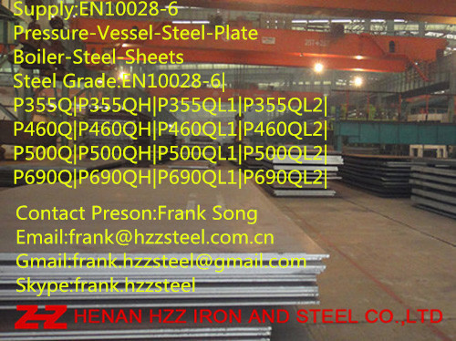EN10028-6 P460QL2 pressure vessel steel plate
