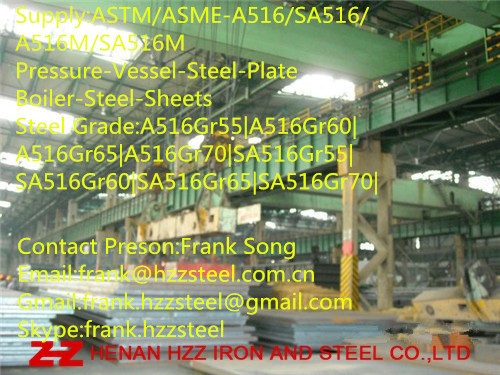 ASTM-A516Gr55 pressure vessel steel plate