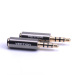 Vention 4 pole 3.5mm to 3.5mm RCA Audio Gold-Plated headphone plug Connectors jack adapter plug jack Stereo Headset