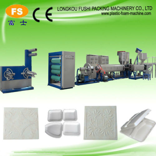 High Output PS Foam Sheet Plastic Extrusion Line