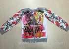 Fashion Floral Printed Custom Children Clothes Cute Jackets For Girls / Kids
