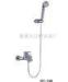 ABS Round Wall Mounted Shower Mixer Set For Bathroom Negative Ion Shower Head