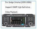 Audio Copy Mirror Link 2001 - 2006 Dodge Stratus Radio High Definition Car DVD Player 3D UI